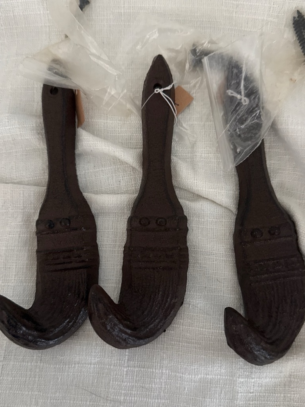 Iron Paintbrush hooks Accessory - Brown
